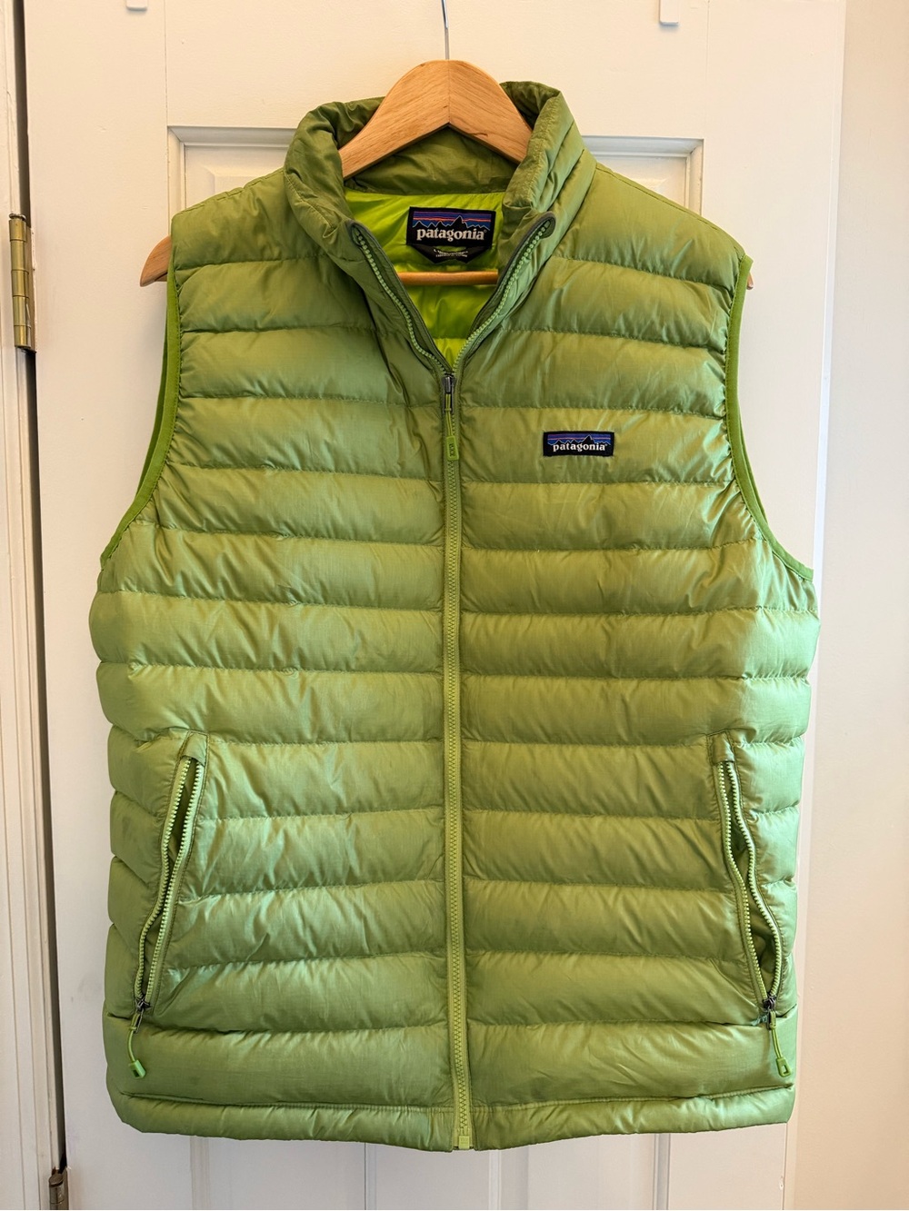 Patagonia Lime Green Insulated Vest